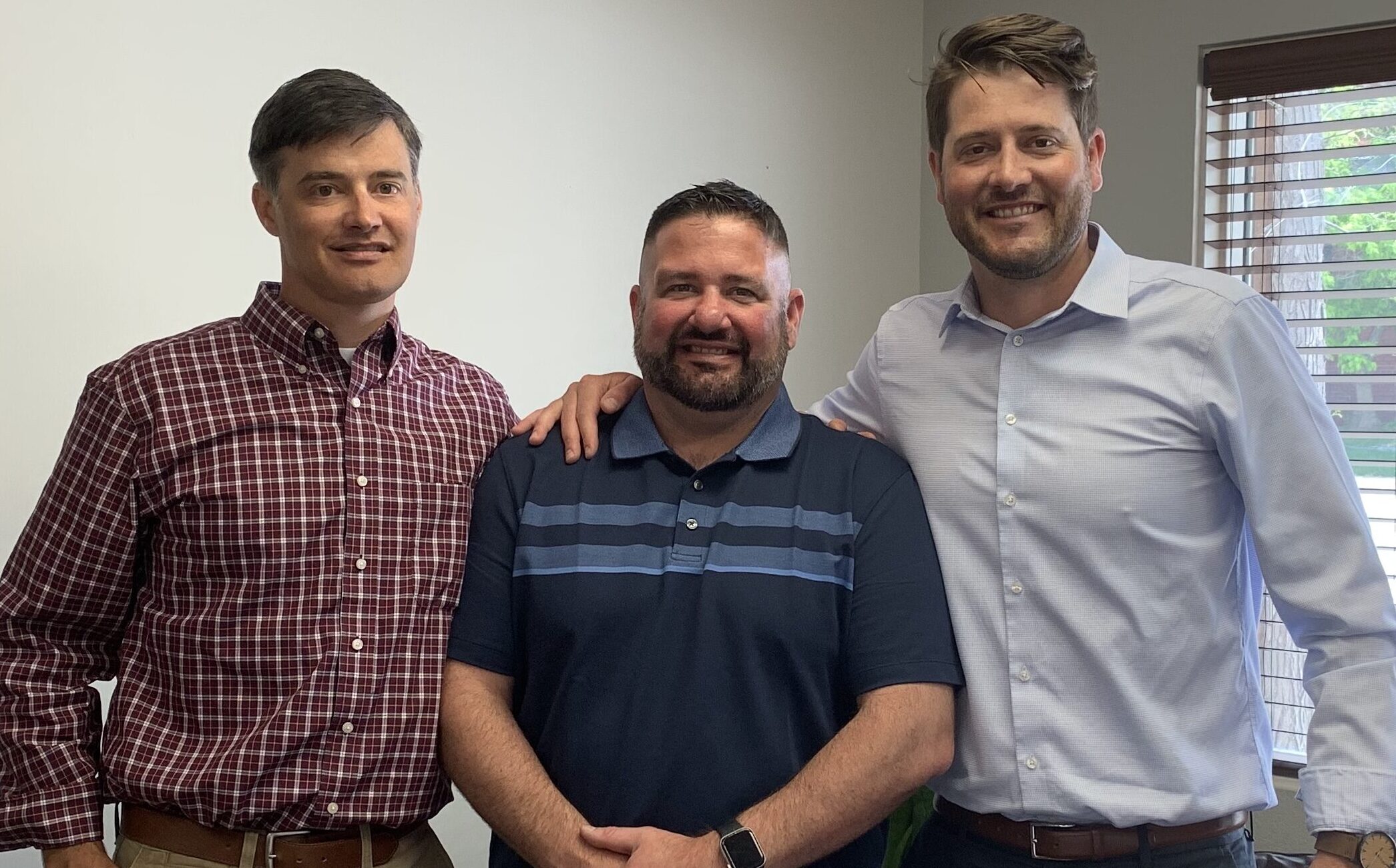 The three brothers who founded JB Engineers: Adam Jung (left), Jared Jung (middle), Mathias Jung (right)